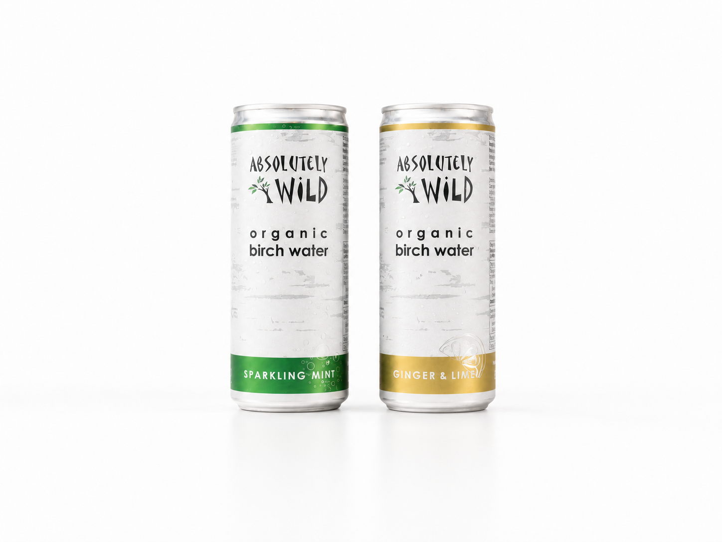 Absolutely Wild organic birch water can range